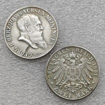 Germany 2 MARK ZWEI REICHSMARK 1901 Deutsches Reich coin RARE COPY commemorative coins