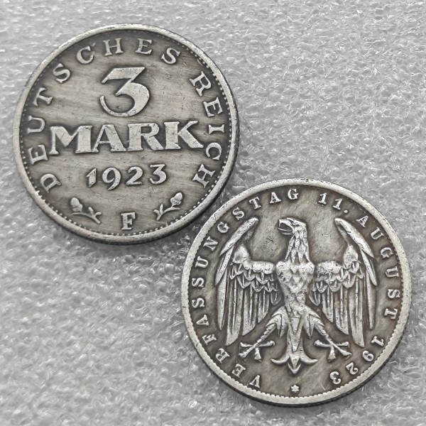 1923 Germany 3 mark Copy Coin commemorative coins