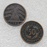 1923 D,F,G,J Germany 50 Rentenpfennig Copy coins Commemorative Coins Art Collection