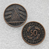 1923 D,F,G,J Germany 50 Rentenpfennig Copy coins Commemorative Coins Art Collection