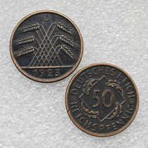 1923 D,F,G,J Germany 50 Rentenpfennig Copy coins Commemorative Coins Art Collection
