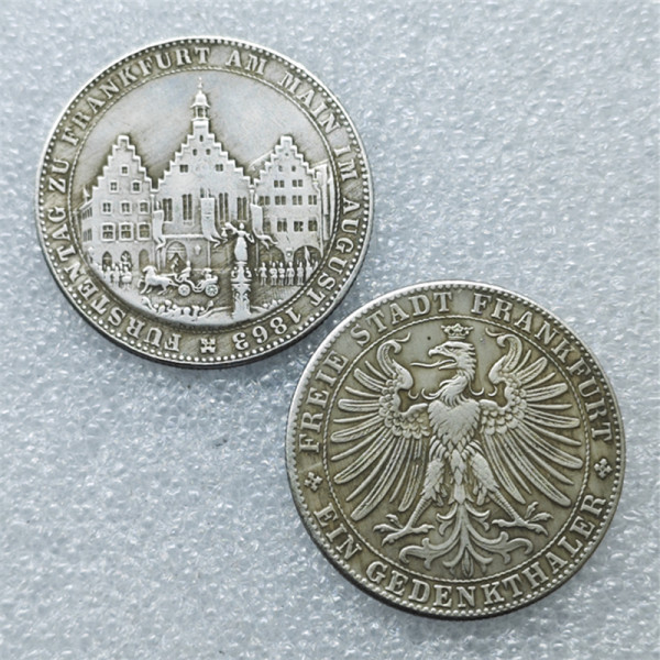 1863 GERMANY Copy Coin commemorative coins