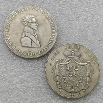 1807 German states (Reuss-Obergreiz) 1 Thaler - Heinrich XIII COPY COIN FREE SHIPPING
