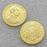 1888,1914 German states 20 Mark Copy Coins