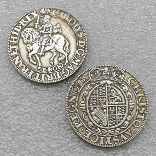 1643-1644 England 1/2 Crown - Charles I