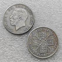Rare 1927 United Kingdom 1 Florin - George V COPY COIN commemorative coins