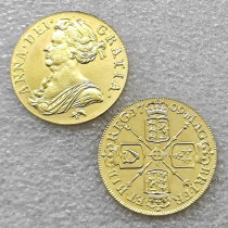 1709 United Kingdom 1 Guinea - Anne Copy Coin