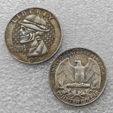 Hobo Nickel Coin 1977 Washington Quarter Copy Coin