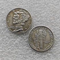 Hobo Nickel Coin 1945 Mercury Dime COPY commemorative coins