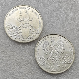 1995-2003 Poland 20 zl Animals of the World COPY COIN
