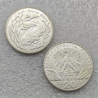 1995-2003 Poland 20 zl Animals of the World COPY COIN
