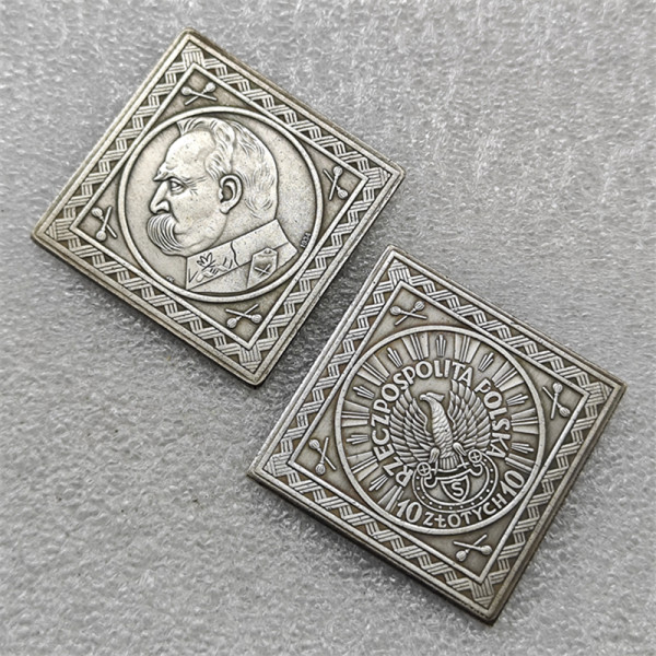 1934 Poland 10 Zlotych Copy Coin