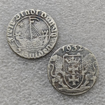1932 Poland 2 Gulden Danzig Copy Coin commemorative coins