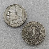 1934 Poland 10 Zlotych (Jozef Pilsudski - Shooter eagle) COPY COIN commemorative coins