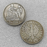 1925 Poland 5 Złotych Copy Coin