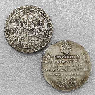 1629 Rex Thaler European Coin Medal Thaler Swedish Vasa Duca COPY commemorative coins