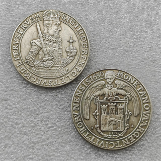 Poland : TALAR - SIGIS III (Zygmunt III) 1630 Torun COPY commemorative coins
