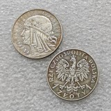 1932 Poland 1 Złoty (próba) Copy Coins
