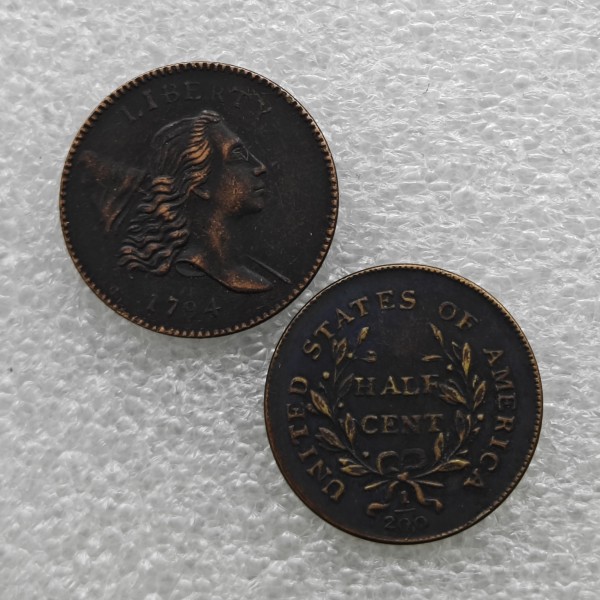 1794 Half Cent Coin UNC COPY commemorative coins