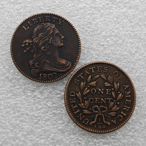 1807 Draped Bust Large Cent Copy Coin commemorative coins