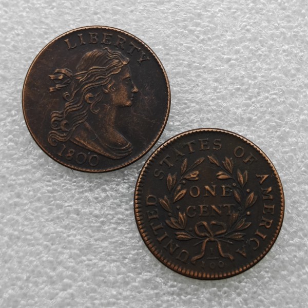 1800 Draped Bust Large Cent Copy Coin commemorative coins