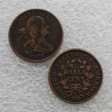 1808/7 Draped Bust Half Cent Copy Coin commemorative coins