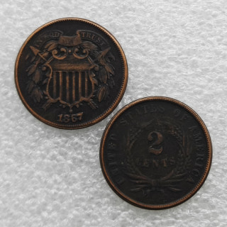 1867 Two Cents Copy Coin commemorative coins