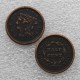 1849 Braided Hair Half Cent  Copy Coin commemorative coins