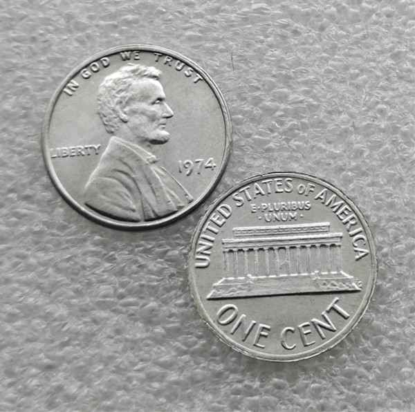 REPLICA 1974 Aluminum Wheat Cent Penny
