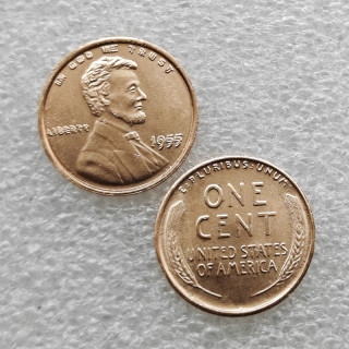 REPLICA 1955 Double Die Obverse Lincoln Wheat Cent Penny
