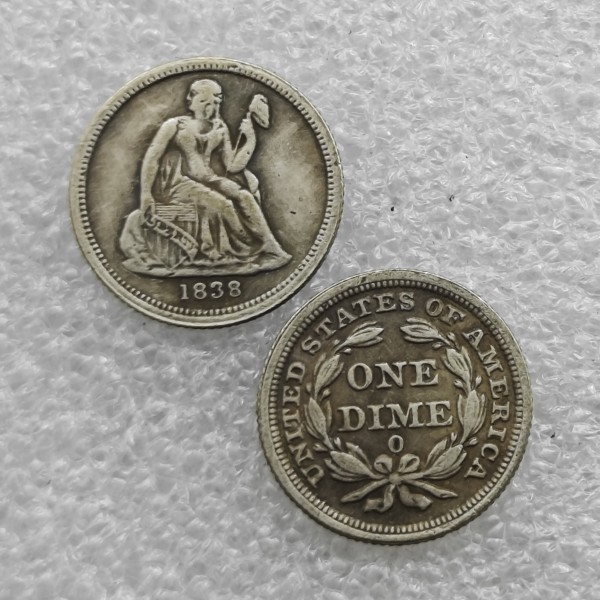 1838-O United States Seated Liberty Dime Copy Coins