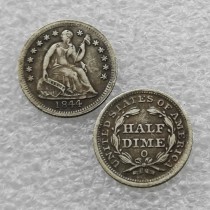 1844-O Seated Liberty Half Dime Copy commemorative Coins