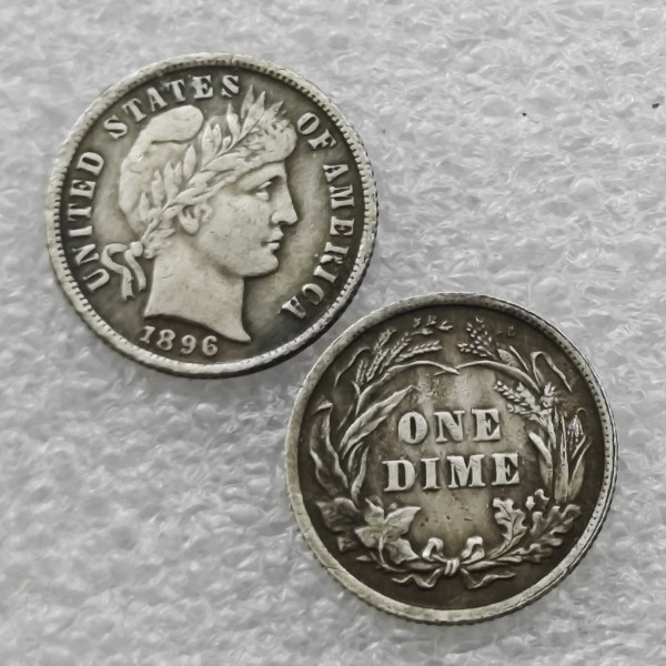 1896-P Barber Liberty Head Dime COPY commemorative coins