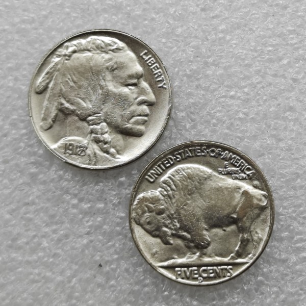 1917/8-D BUFFALO NICKEL Copy Coin commemorative coins