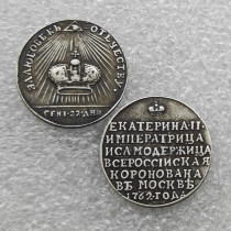 1762 Russia badge COPY commemorative coins