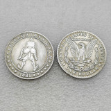#5801 Hobo Nickel Coin 1881-CC Morgan Dollar COPY COIN FREE SHIPPING