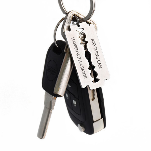 Anything Can Be Happen With A Razor Keychain