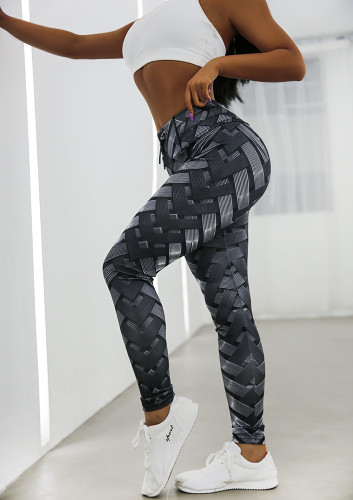 Iron Armor Weave Print Leggings