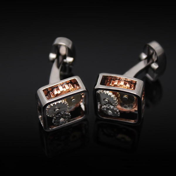 Steampunk Gears Cufflinks Luxury Cufflinks Gifts for Dad