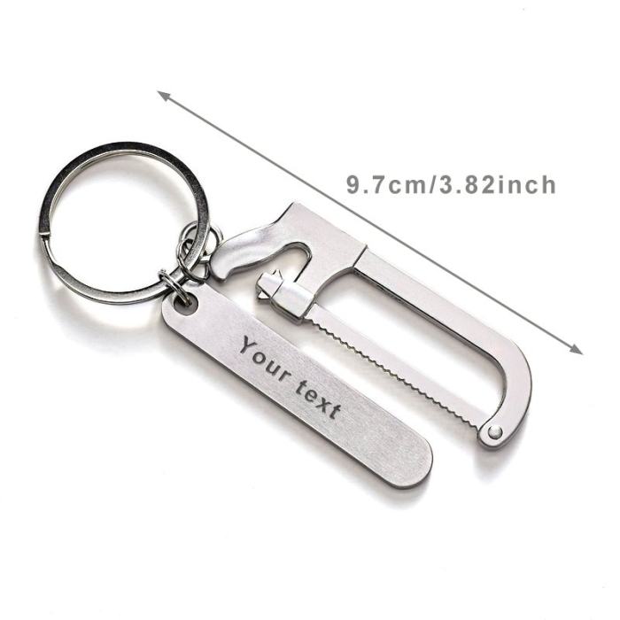 Personalized Hack Saw Keychain I Want To Play A Game