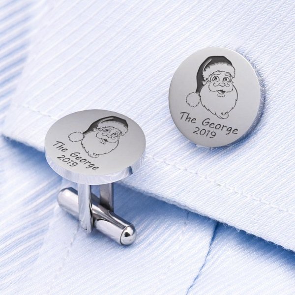 Santa Christmas CuffLinks