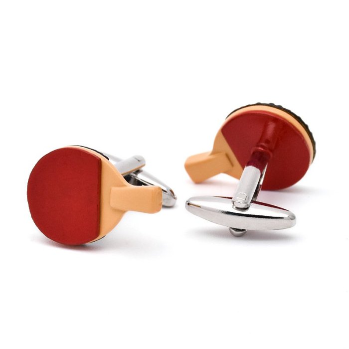 Ping Pong Paddle Cufflinks