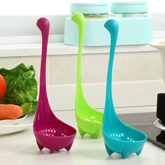 Mama Nessie The Loch Ness Monster Colander Ladle