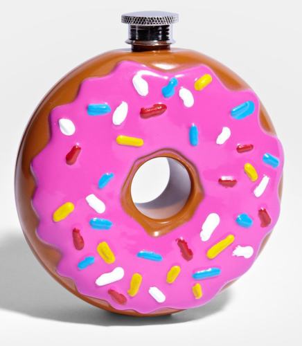 Frosted Donut Flask