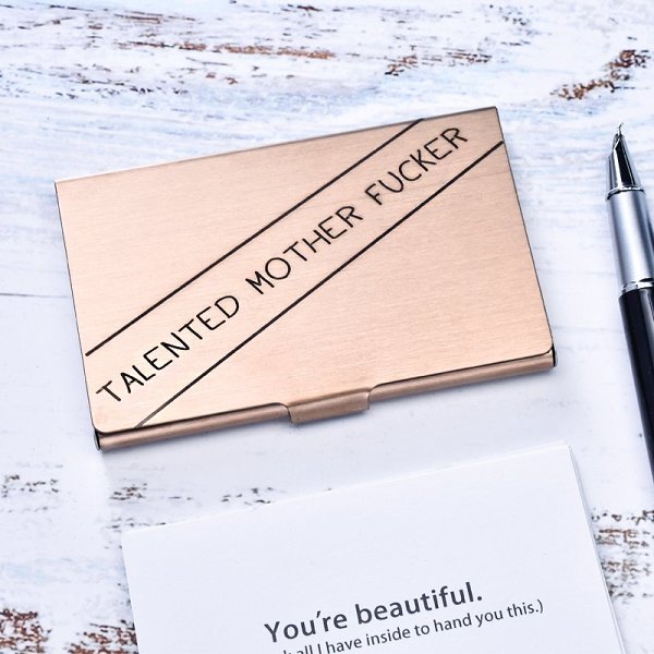 Talented Mother Fucker Card Case