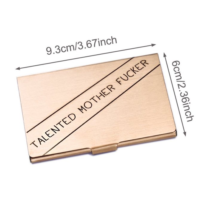 Talented Mother Fucker Card Case