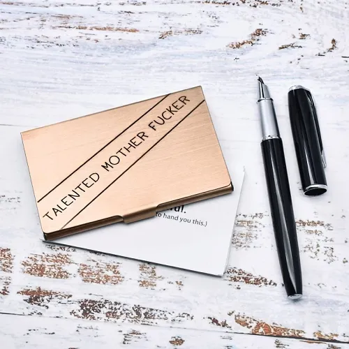 Talented Mother Fucker Card Case