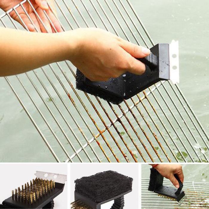3 in 1 Barbecue Grill Cleaner