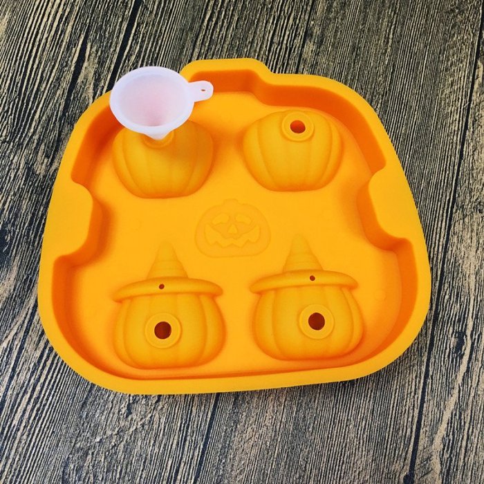 Pumpkin Lantern Ice Tray