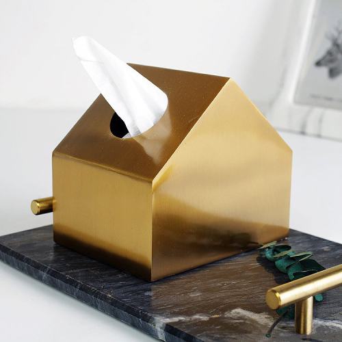 Golden Napkin Paper House